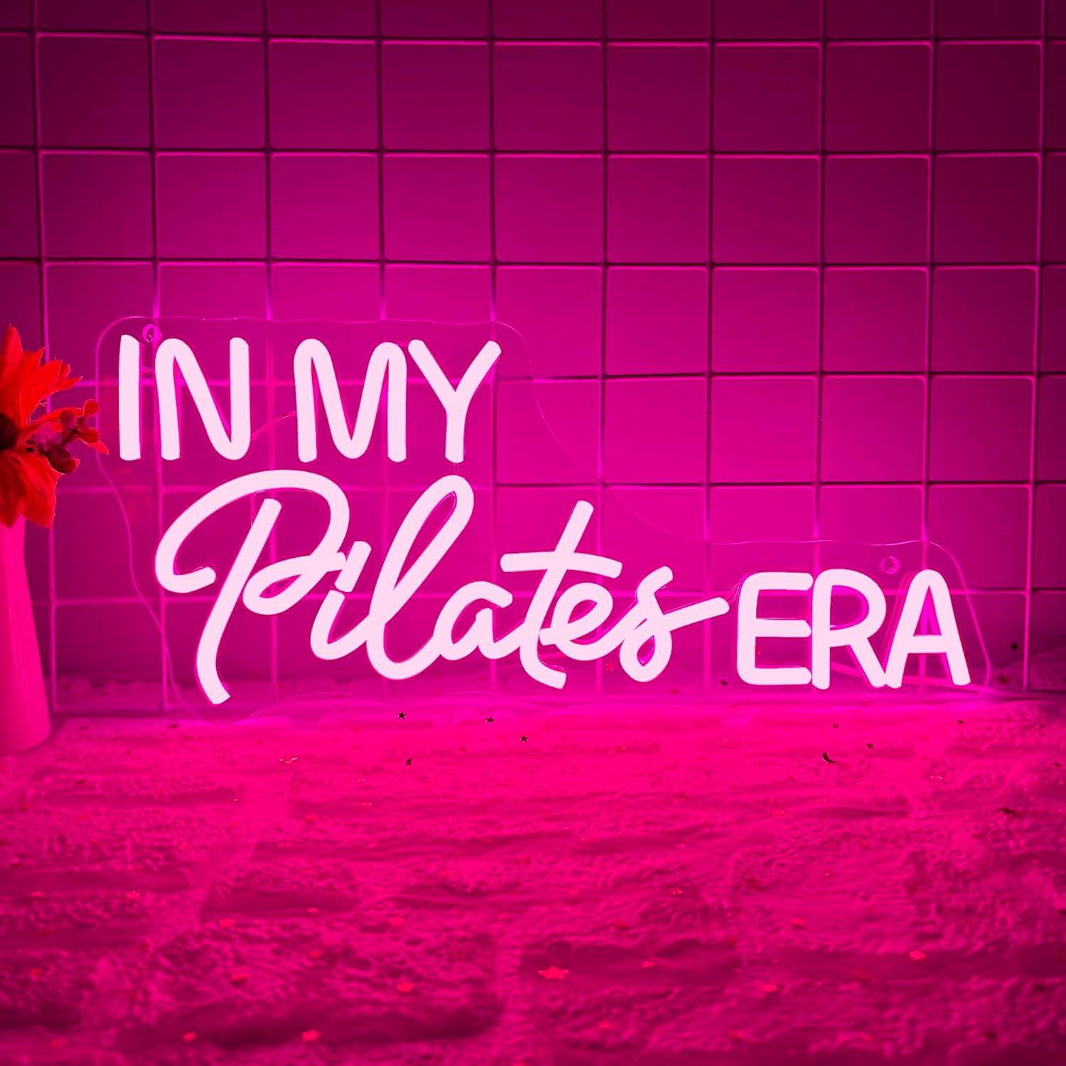 Yoga Fitness Room - Insegna Luminosa 'In My Pilates Era'
