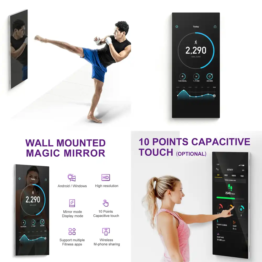 Yoga For Fitness App - Specchio Interattivo da Parete per App