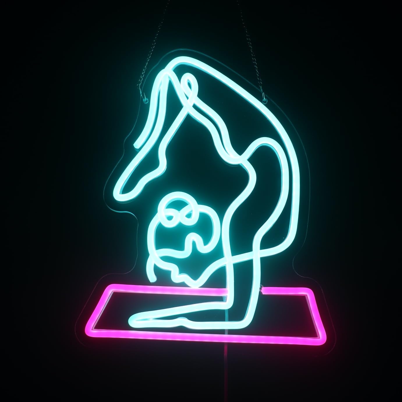 Yoga Fitness Room - Insegna Neon Yoga, Luce da Parete